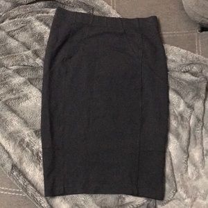Black pencil skirt